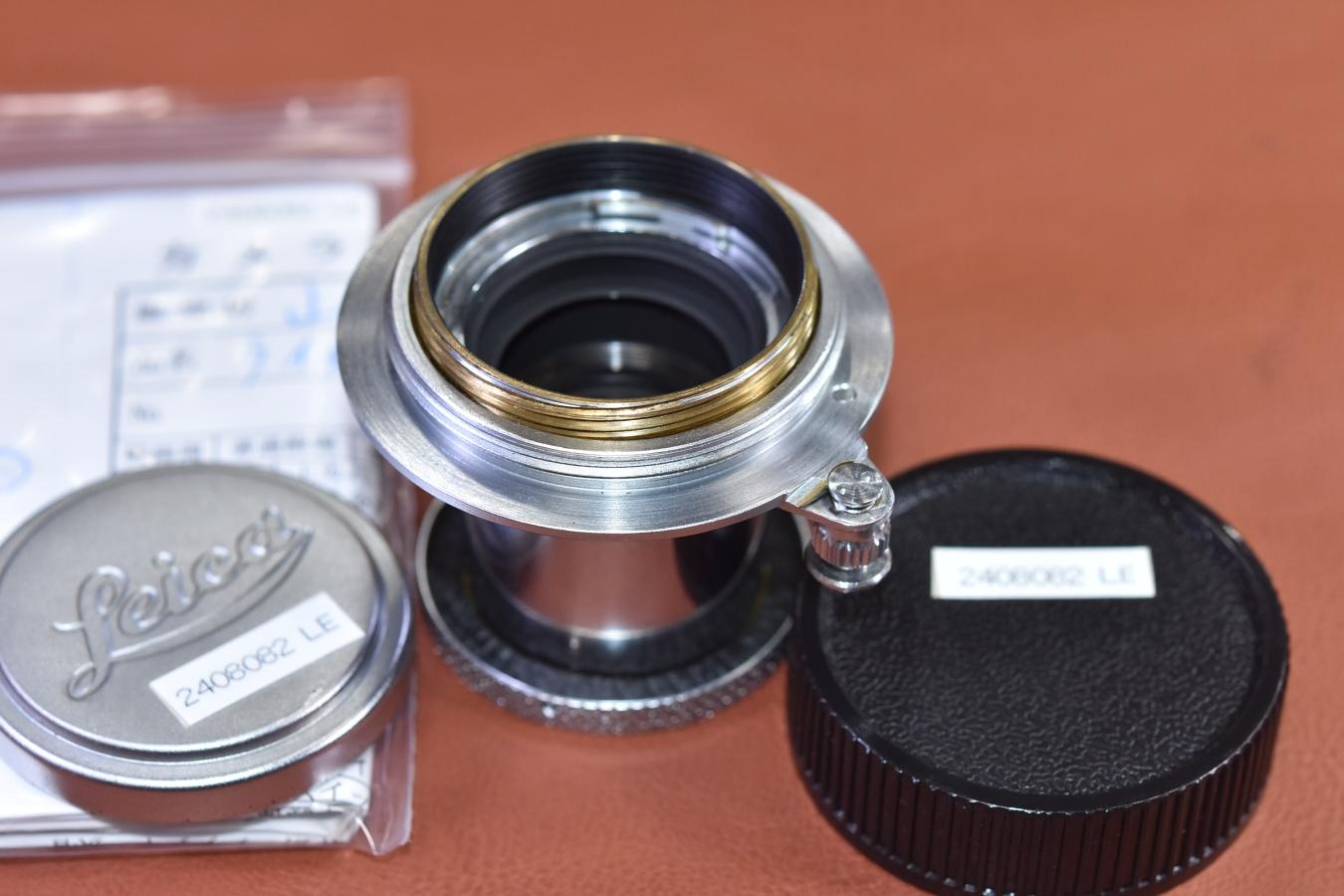 【希 少】 LEICA Red Elmar 5cm F3.5 沈胴 ダイヤマーク入り 104万台1952年製 整備済【LEICA Lマウントレンズ】
