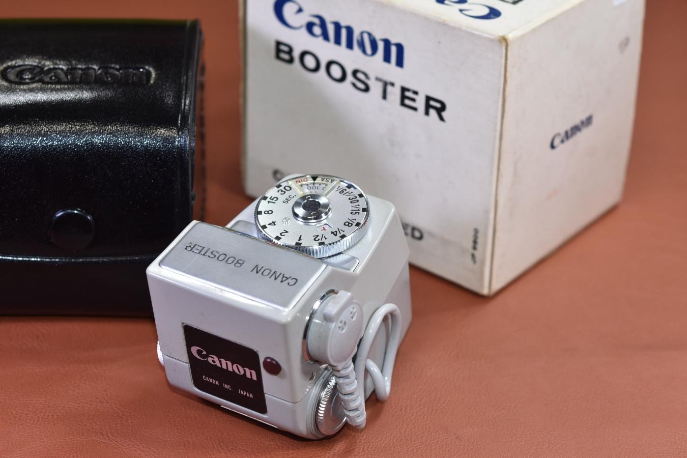 【希 少】Canon BOOSTER 元箱付【Canon FTb等用】※キレイな物をお探しの方必見!!自信ありの逸品!!