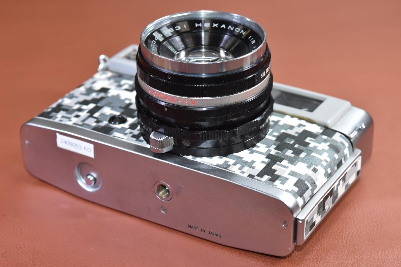 【リメイクカメラ】Konica S モルト交換済 【KONISHROKU HEXANON 48/2 レンズ搭載】