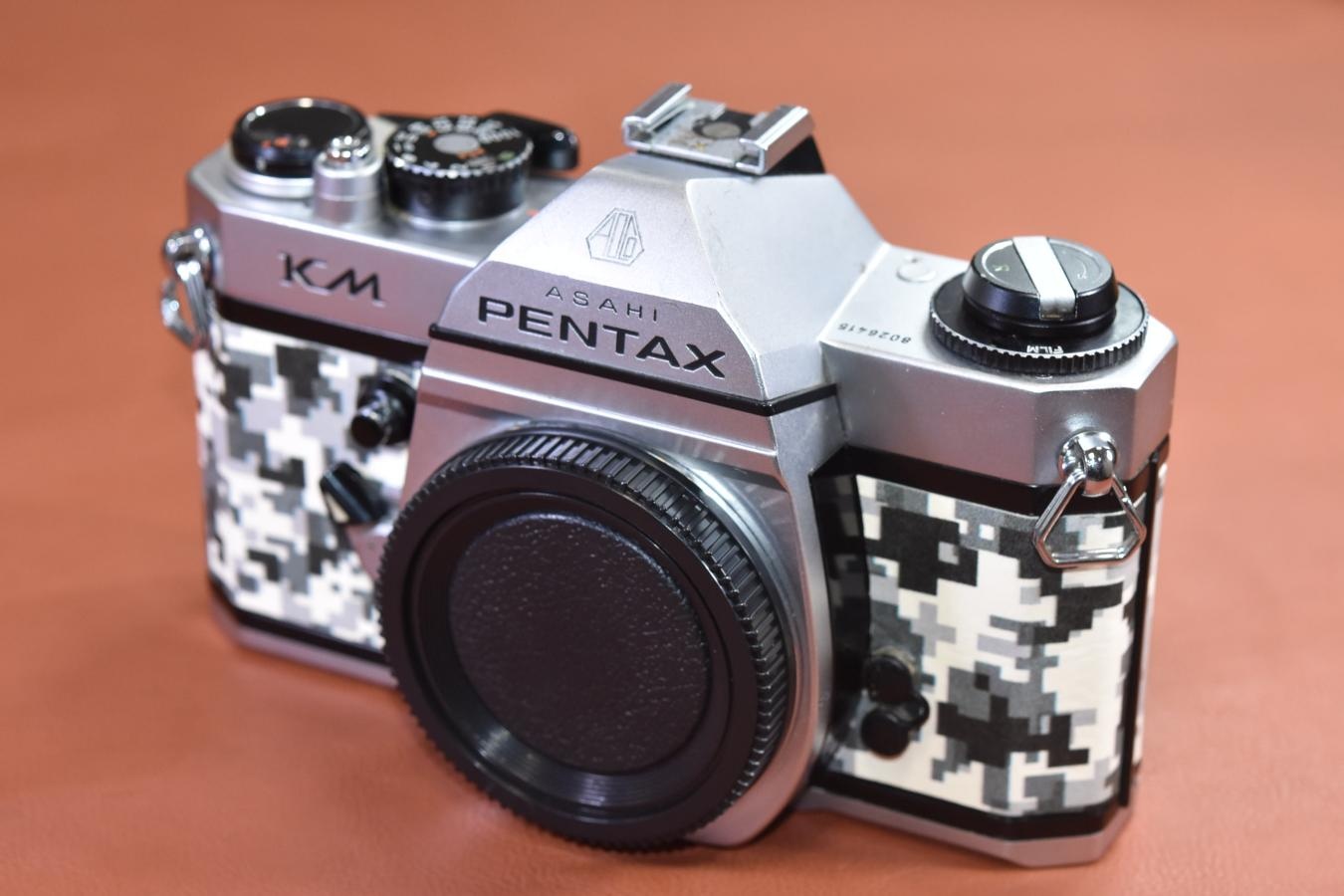 【リメイクカメラ】 ASAHI PENTAX KM Silver