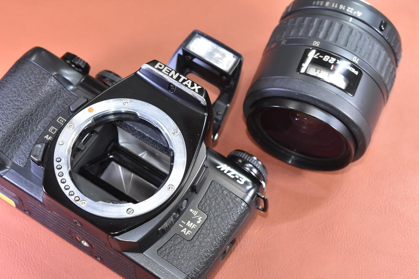 PENTAX MZ-3 Black SMC PENTAX-FA 28-70/4AL 付