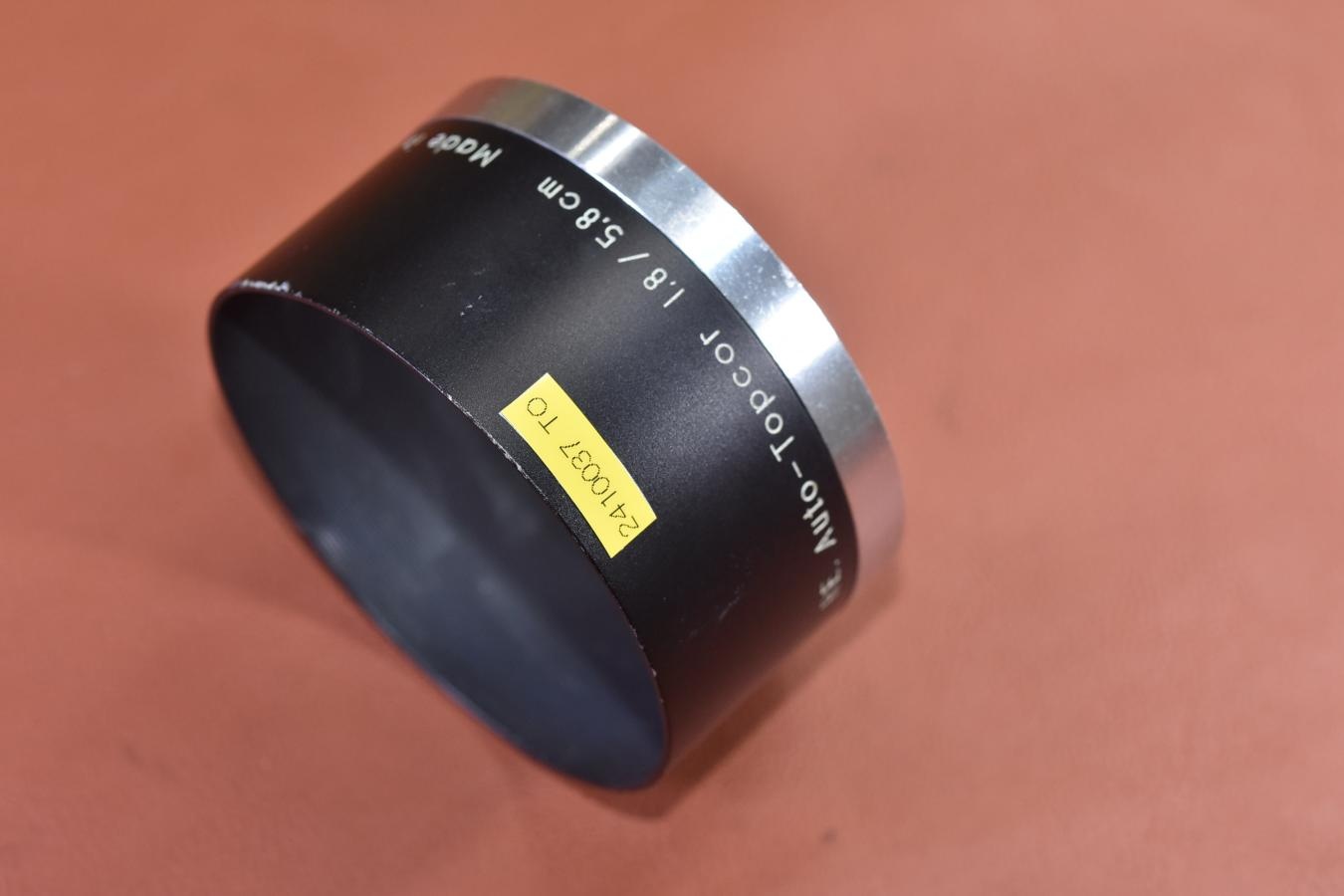 【絶版アクセサリー】RE.Auto-Topcor 5.8cm F1.8 METAL HOOD