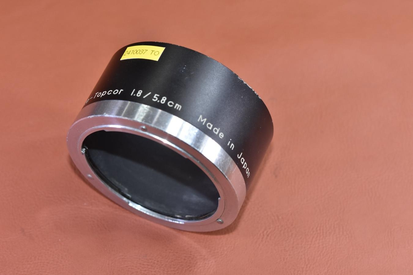 【絶版アクセサリー】RE.Auto-Topcor 5.8cm F1.8 METAL HOOD