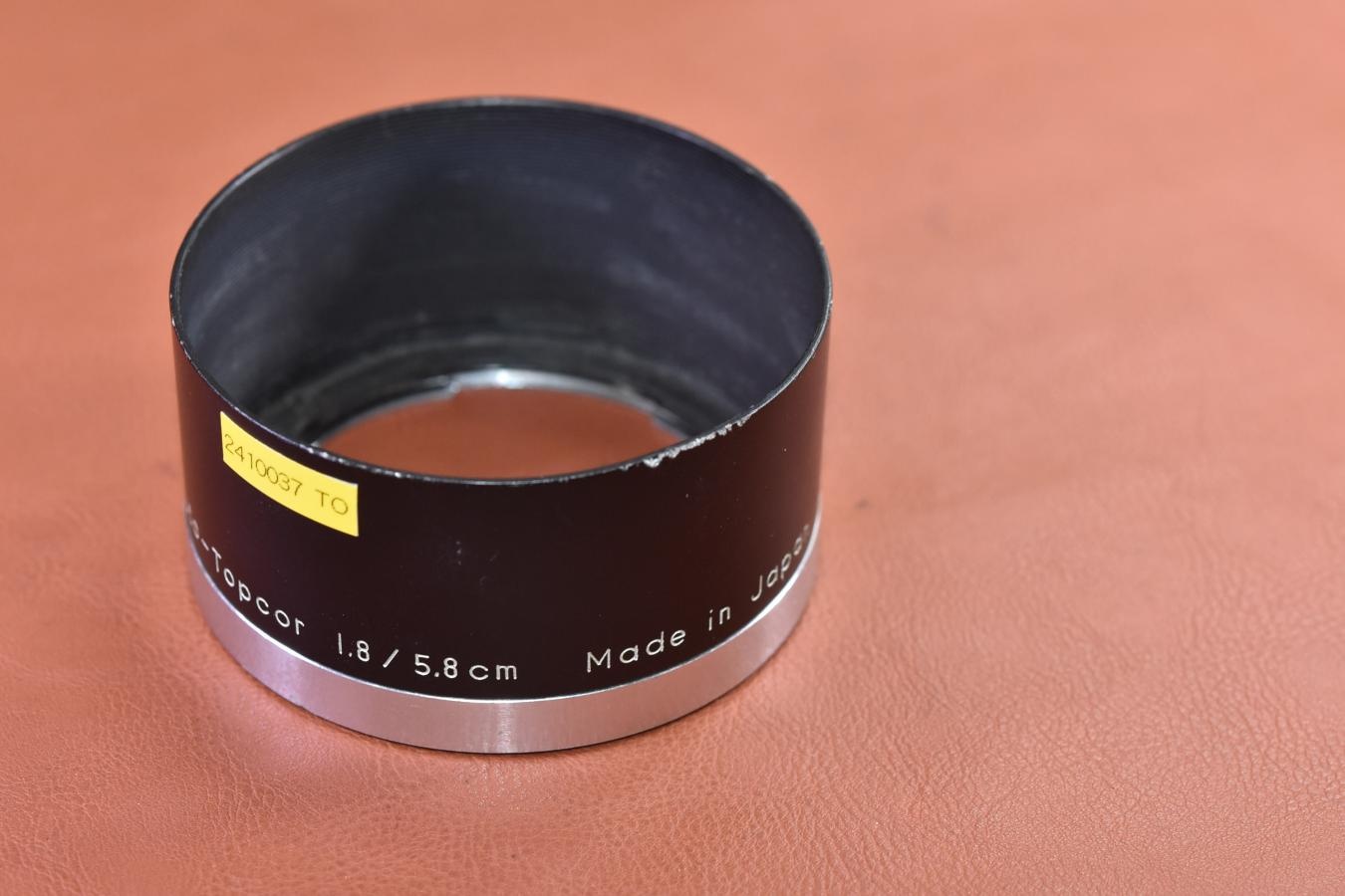 【絶版アクセサリー】RE.Auto-Topcor 5.8cm F1.8 METAL HOOD