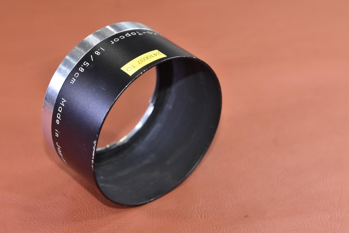 【絶版アクセサリー】RE.Auto-Topcor 5.8cm F1.8 METAL HOOD