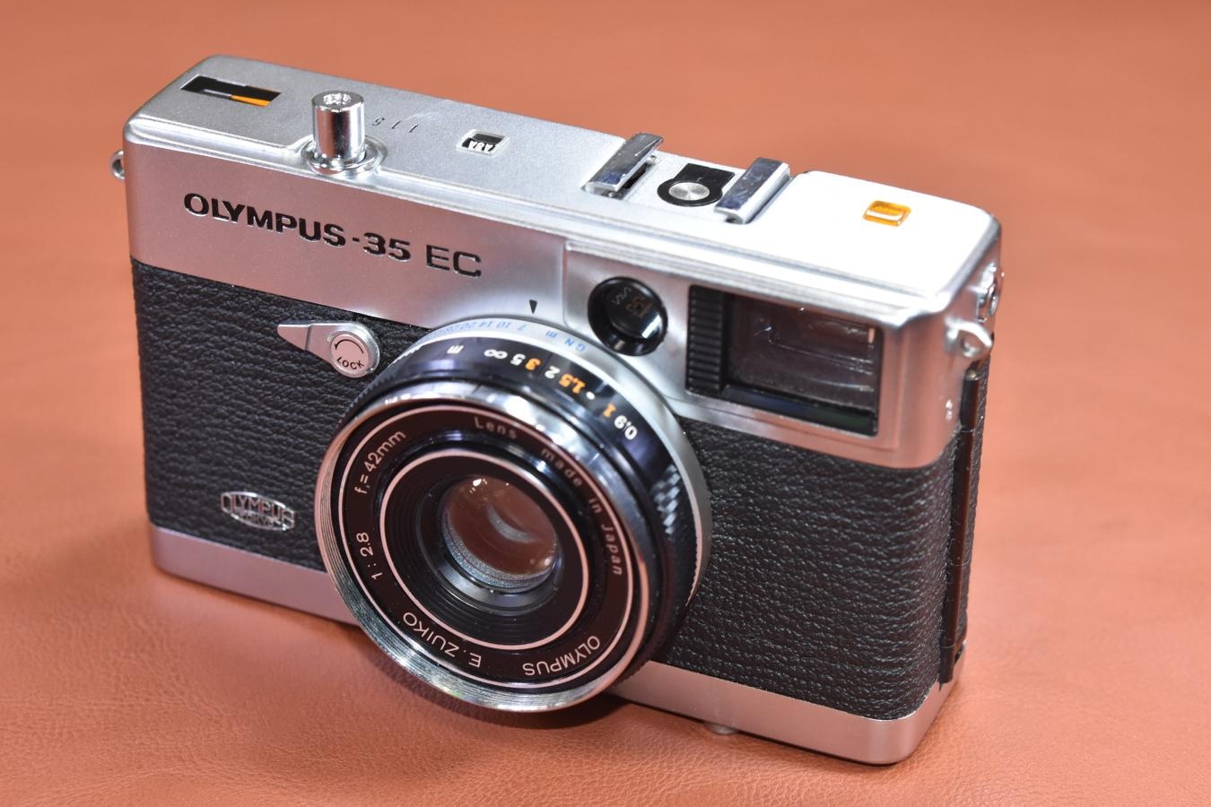 OLYMPUS-35 EC モルト交換済 【OLYMPUS E.ZUIKO 42/2.8 レンズ搭載】