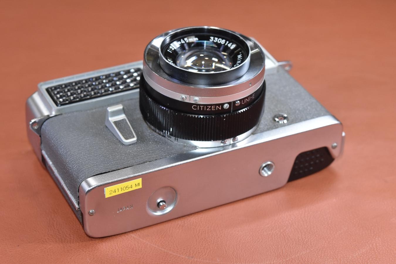 minolta HI-MATIC モルト交換済【MINOLTA ROKKOR-PF 45/2 レンズ搭載】