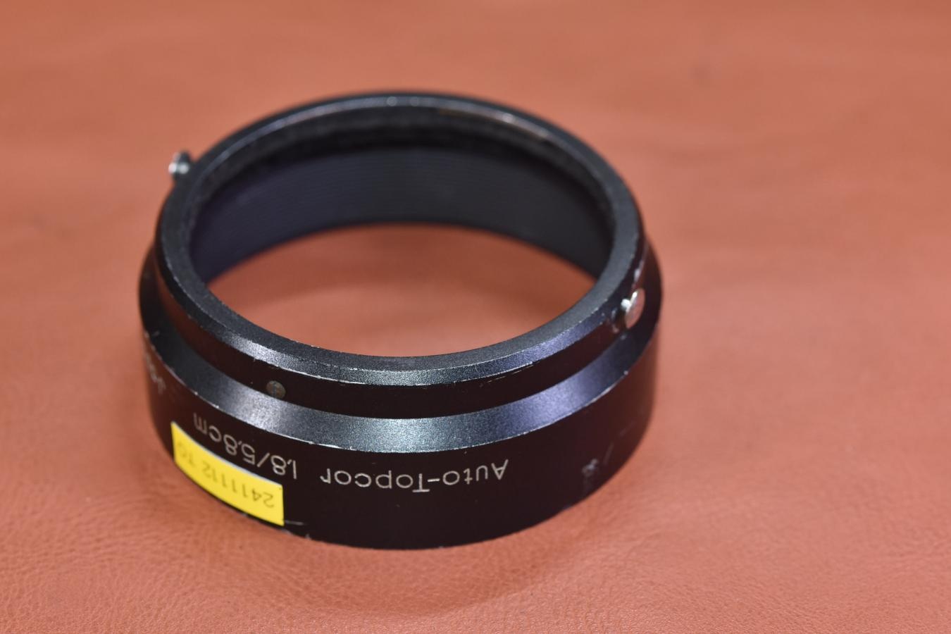 【希 少】Auto-Topcor 5.8cm F1.8 METAL HOOD 【Snap-onタイプ】