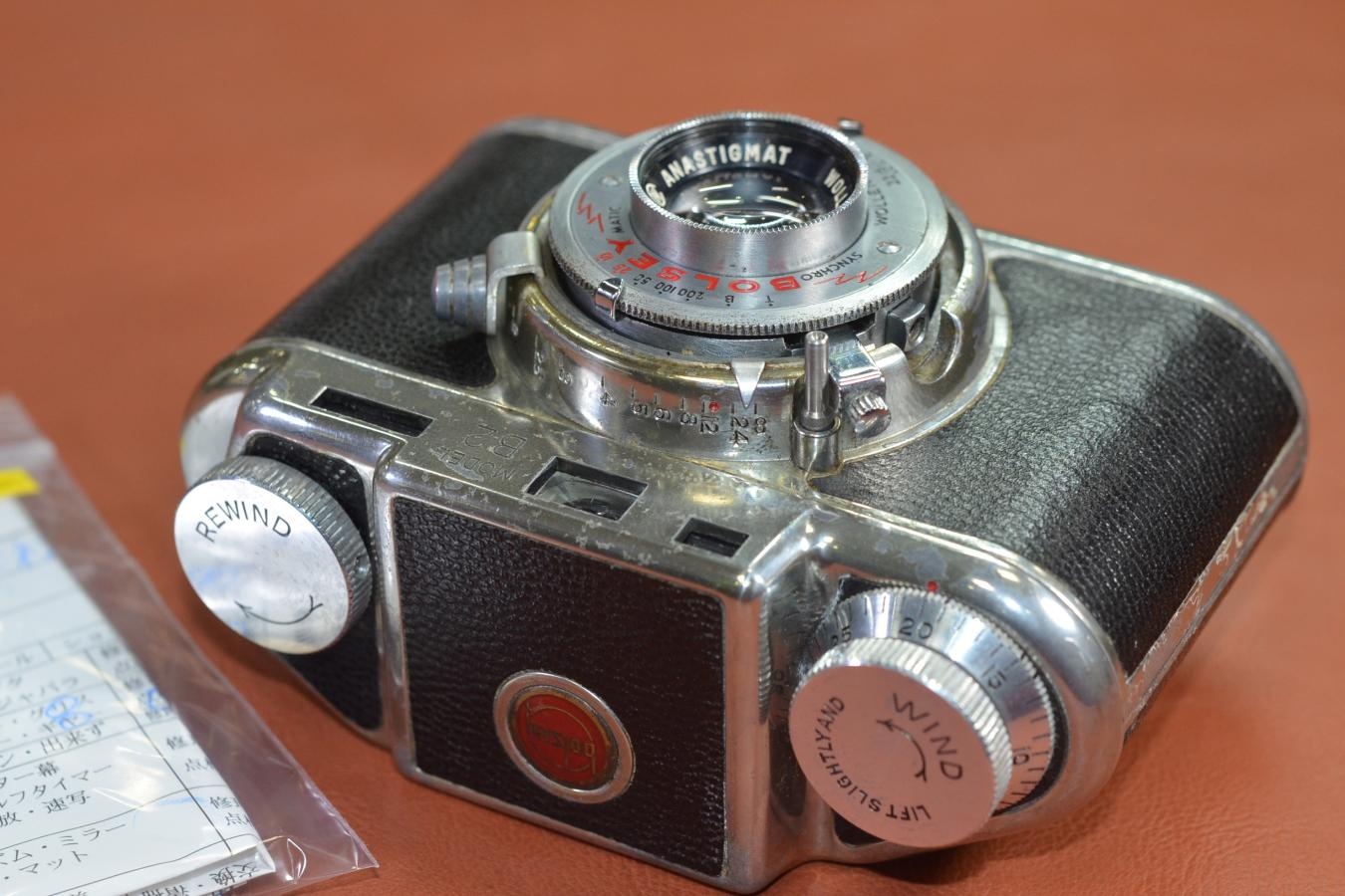 BOLSEY MODEL B2 整備済【WOLLENSAK 44/3.2レンズ搭載】