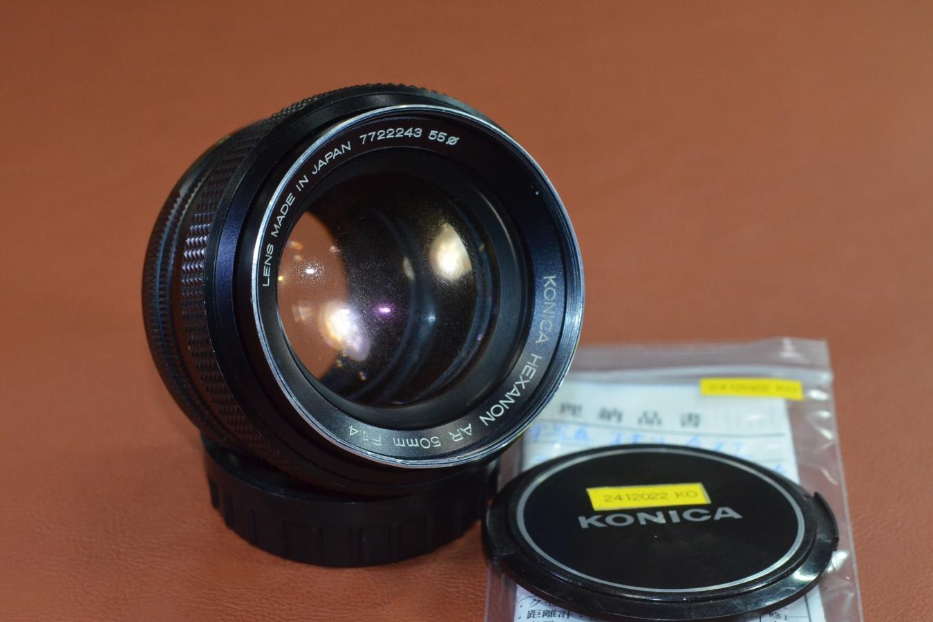 【B級特価品】 KONICA HEXANON AR 50mm F1.4 【整備済】
