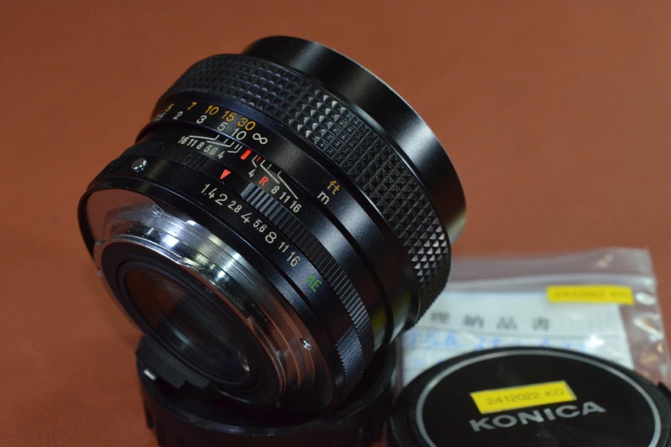 【B級特価品】 KONICA HEXANON AR 50mm F1.4 【整備済】