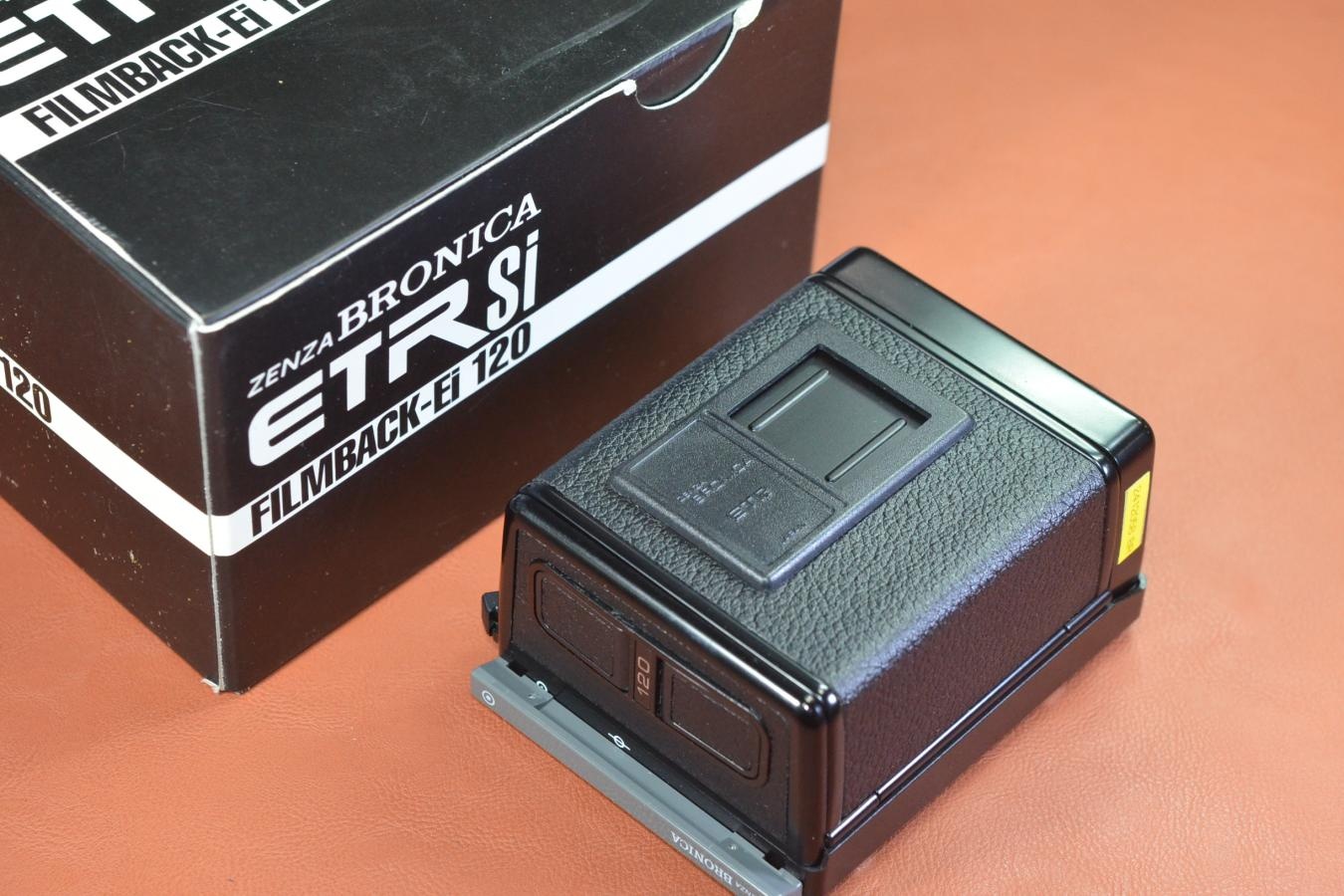 【希 少】ZENZA BRONICA FILM BACK E-i 120 元箱付【ZENZA BRONICA ETRシリーズ用】※キレイな物をお探しの方必見!!自信ありの逸品!!