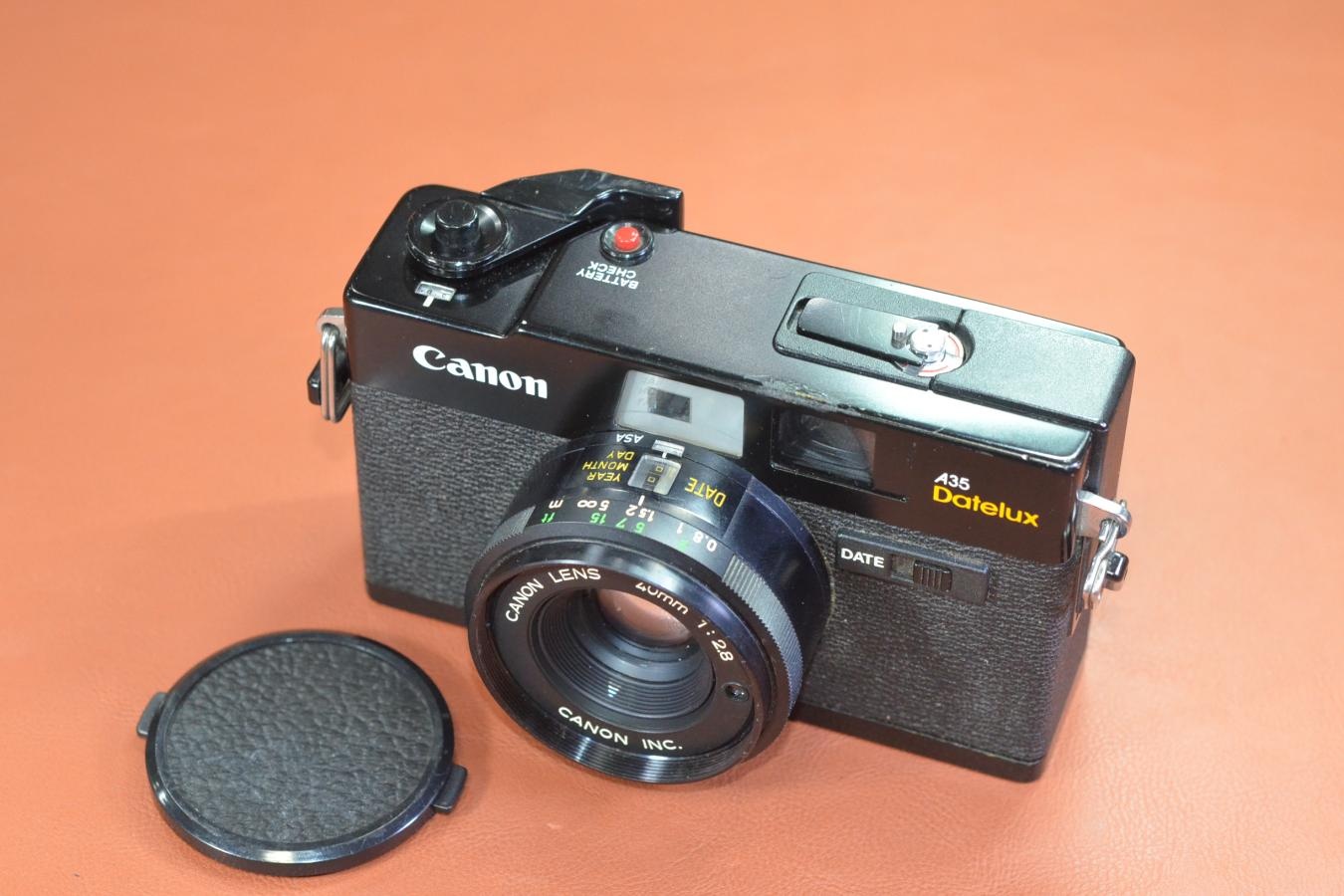 Canon A35 Datelux モルト交換済【CANON LENS 40/2.8 搭載】