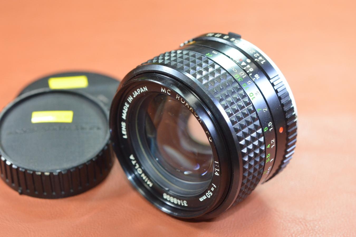 MINOLTA MC ROKKOR-PG 50mm F1.4【カメラ女子に絶大な人気のオールドレンズ】