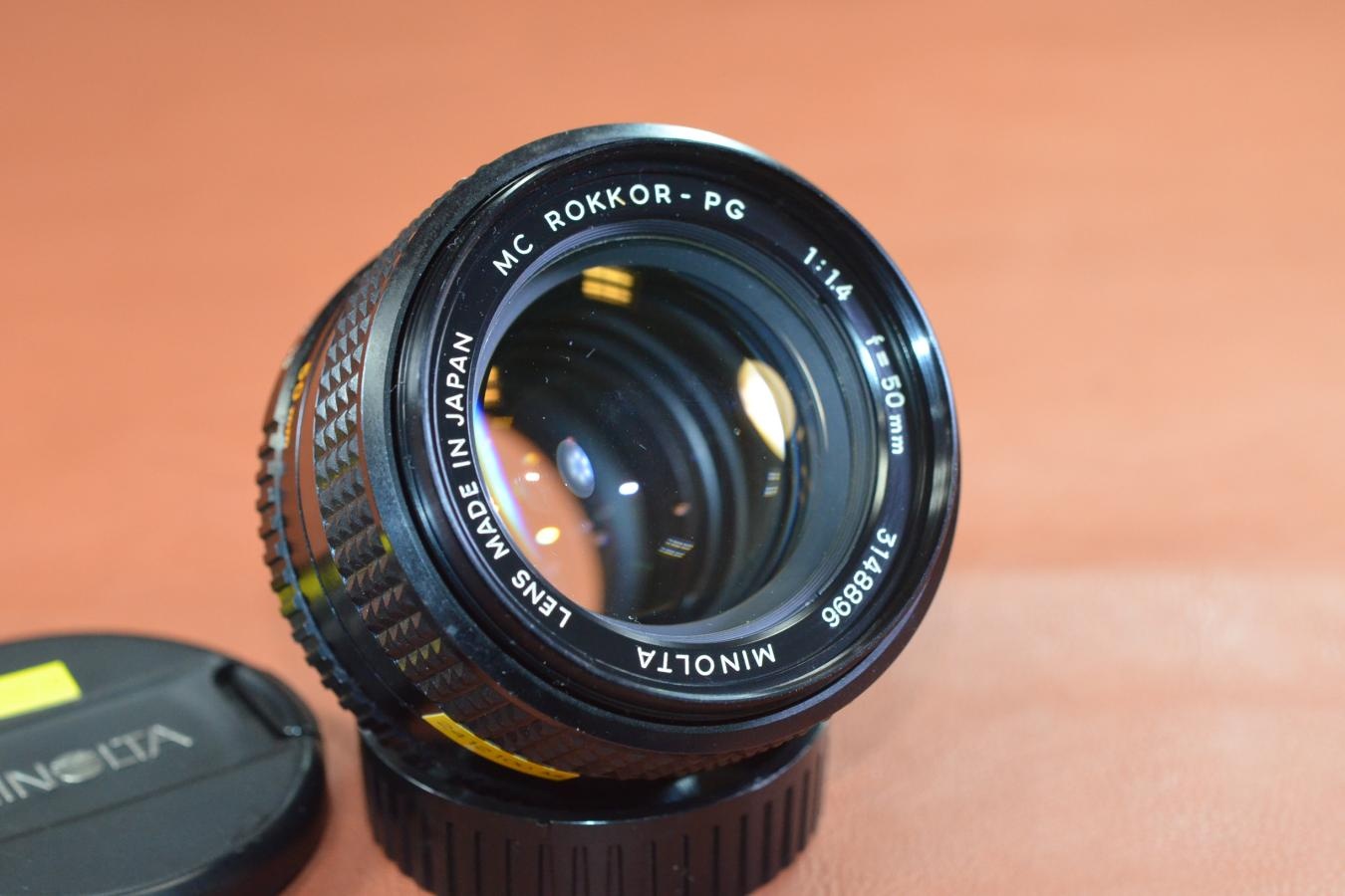 MINOLTA MC ROKKOR-PG 50mm F1.4【カメラ女子に絶大な人気のオールドレンズ】