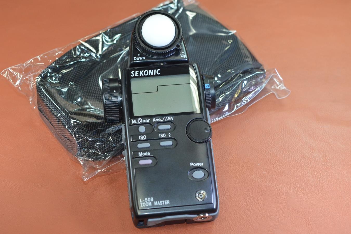 SEKONIC L-508 ZOOM MASTER 純正ケース付【キレイな物をお探しの方必見!!自信ありの逸品!!】