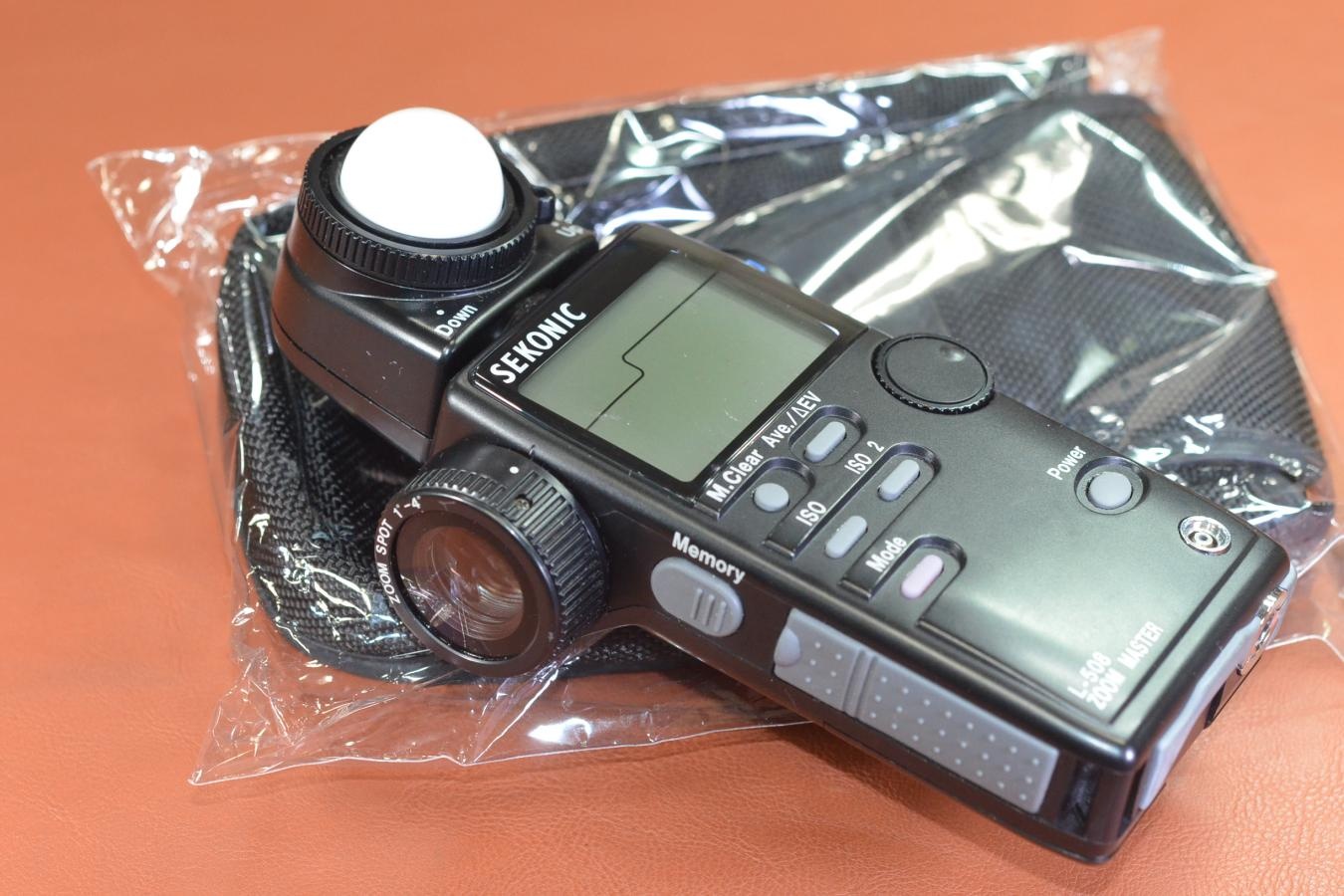 SEKONIC L-508 ZOOM MASTER 純正ケース付【キレイな物をお探しの方必見!!自信ありの逸品!!】