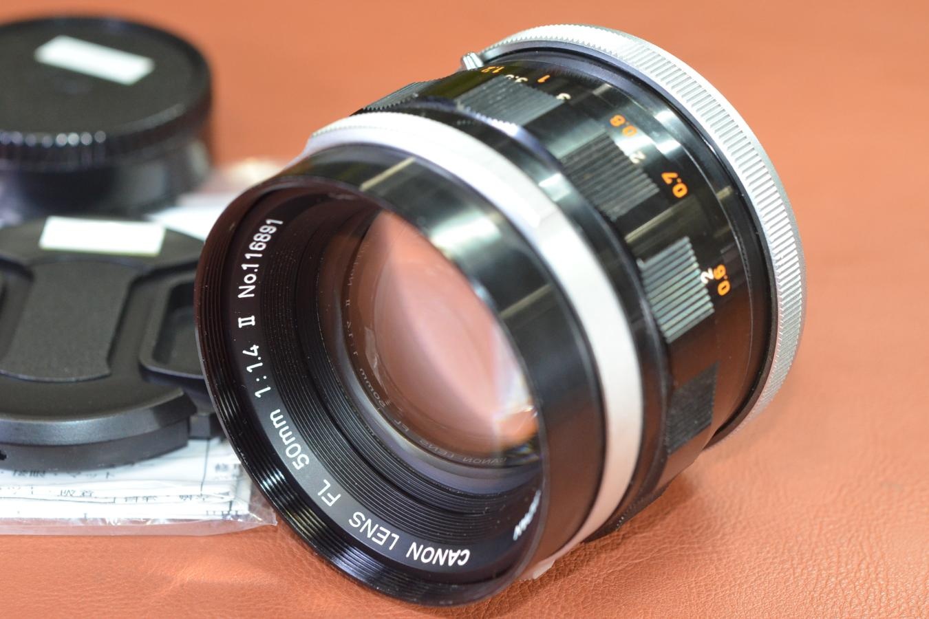 Canon FL 50mm F1.4 II 整備済【カメラ女子に絶大な人気のオールドレンズ】