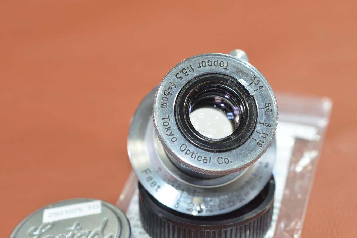 Topcor 5cm F3.5 沈胴 前期型 整備済 【LEICA Lマウントレンズ】