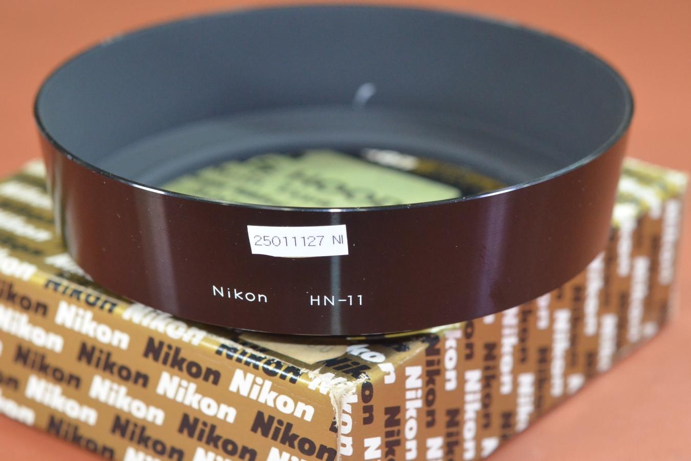 【絶版アクセサリー】Nikon LENS HOOD HN-11 元箱付【for Zoom Nikkor-Auto 50-300/4.5用】※キレイな物をお探しの方必見!!自信ありの逸品!!
