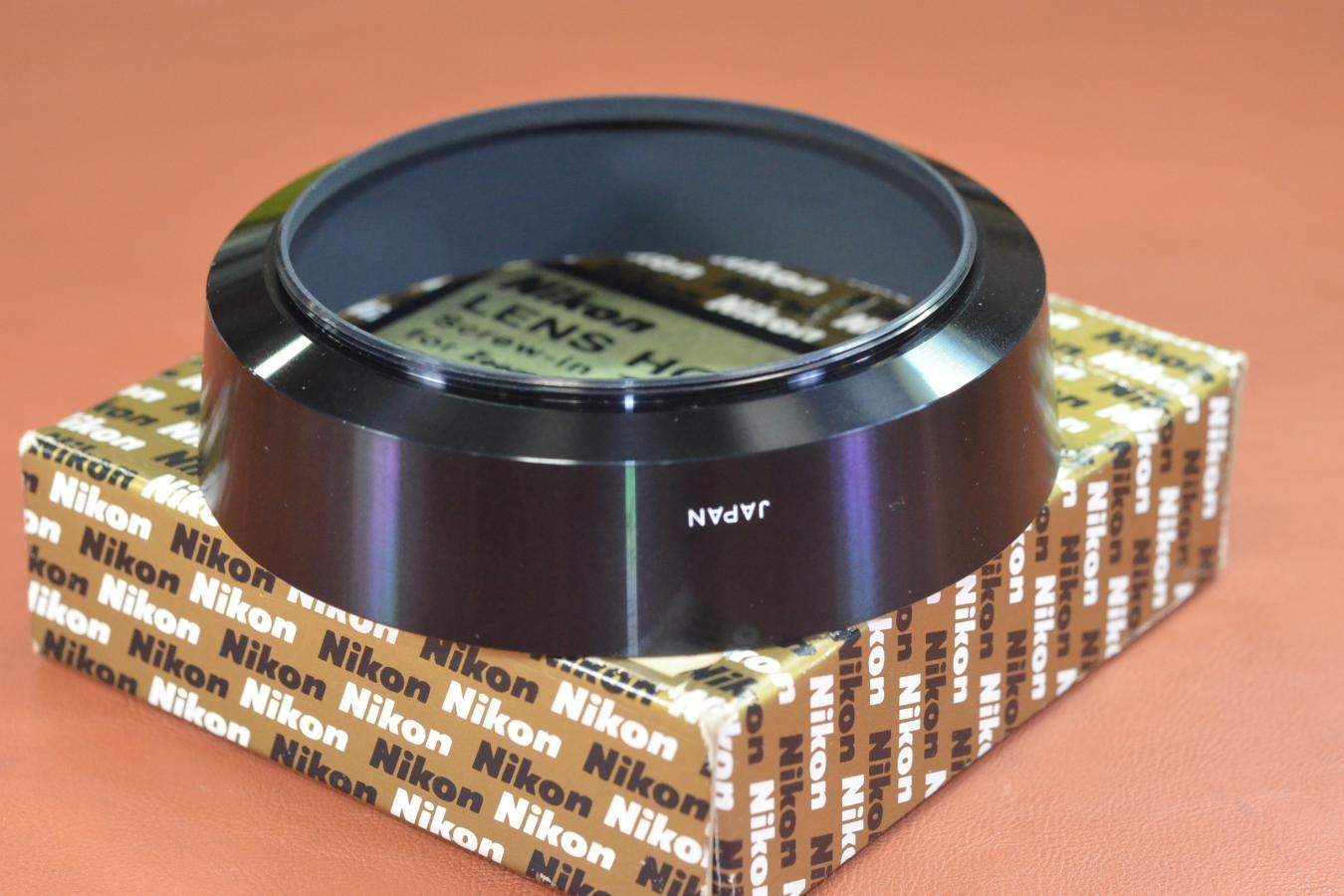 【絶版アクセサリー】Nikon LENS HOOD HN-11 元箱付【for Zoom Nikkor-Auto 50-300/4.5用】※キレイな物をお探しの方必見!!自信ありの逸品!!