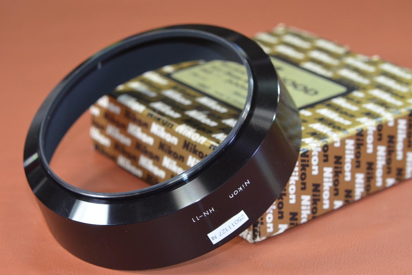 【絶版アクセサリー】Nikon LENS HOOD HN-11 元箱付【for Zoom Nikkor-Auto 50-300/4.5用】※キレイな物をお探しの方必見!!自信ありの逸品!!