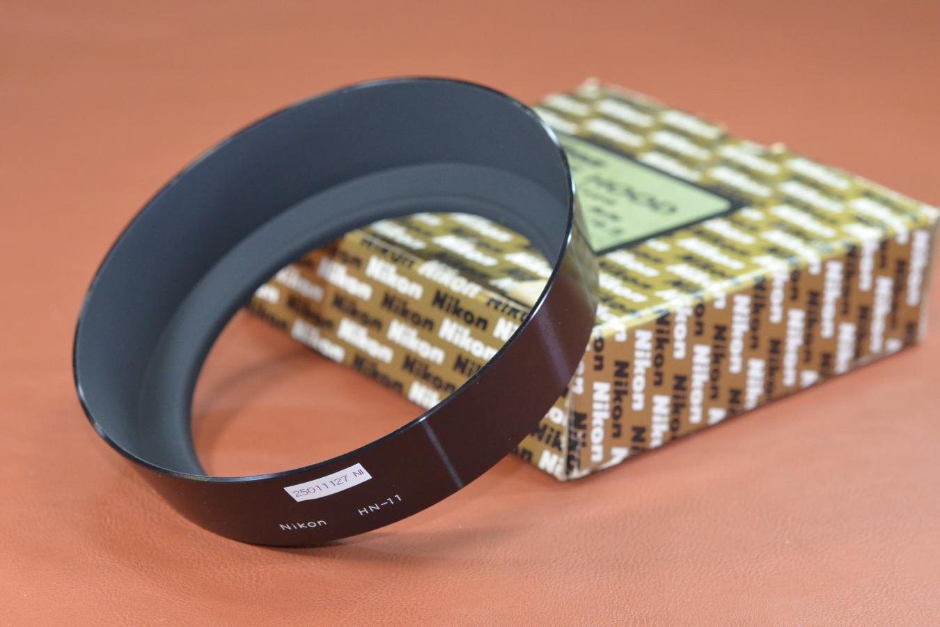 【絶版アクセサリー】Nikon LENS HOOD HN-11 元箱付【for Zoom Nikkor-Auto 50-300/4.5用】※キレイな物をお探しの方必見!!自信ありの逸品!!