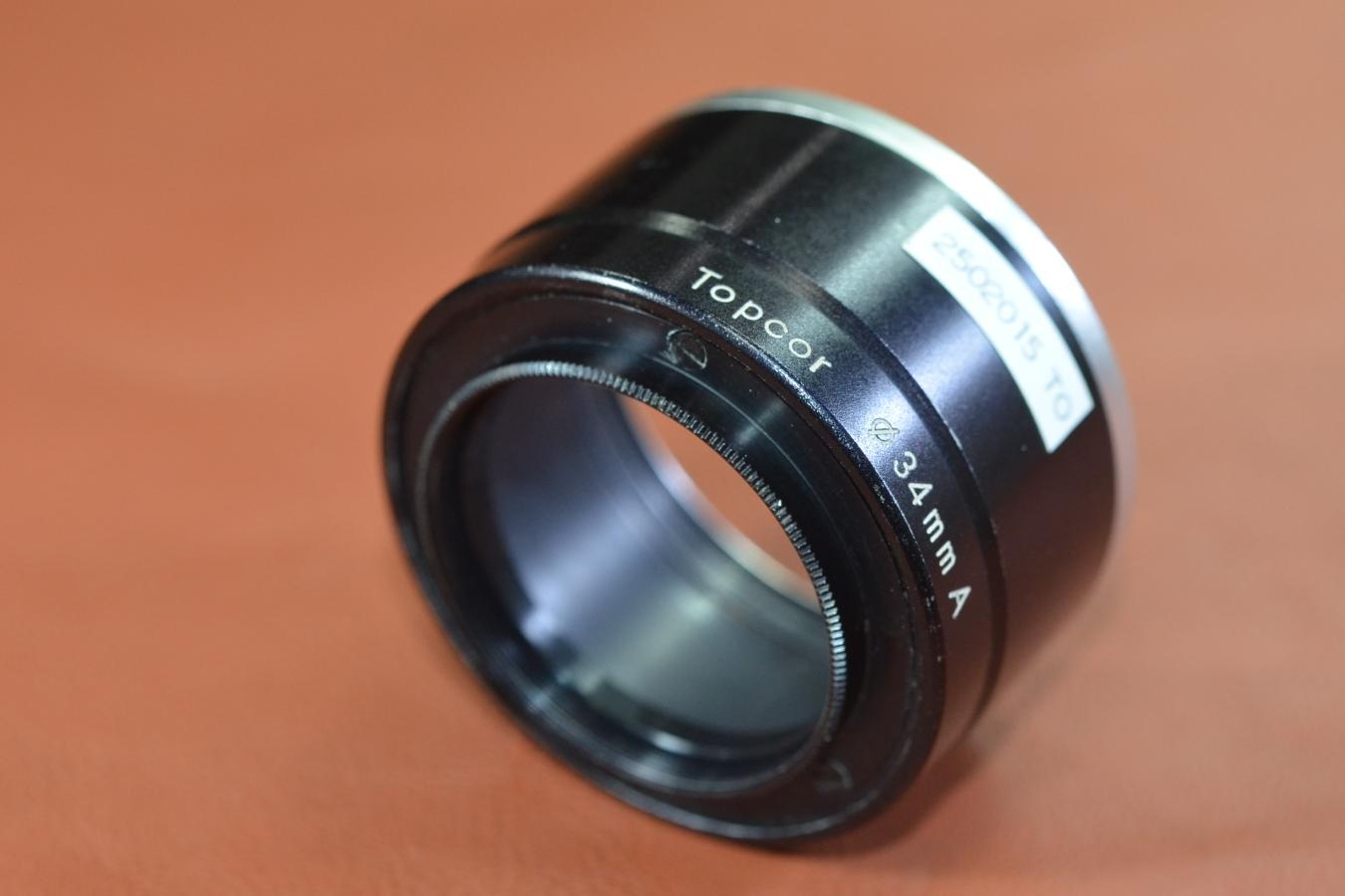 【希 少】Topcor 34mm A METAL HOOD 【Pat.Pend.マーク入り】