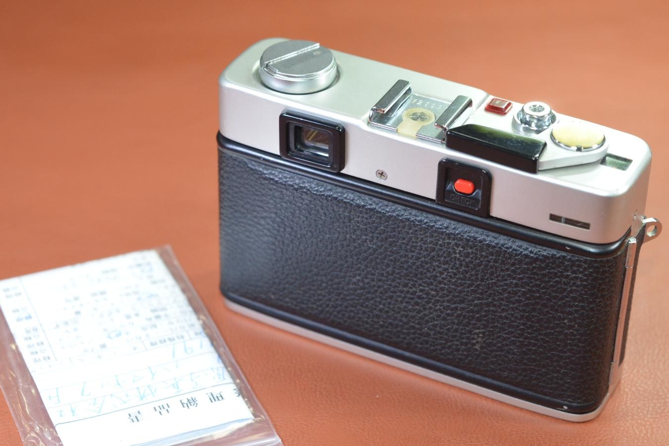 minolta HI-MATIC F Silver 整備済【MINOLTA ROKKOR 38/2.7レンズ搭載】