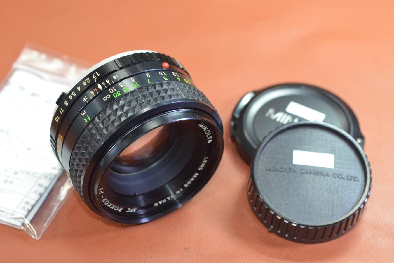 【B級特価品】 MINOLTA MC ROKKOR-PF 50mm F1.7【整備済】