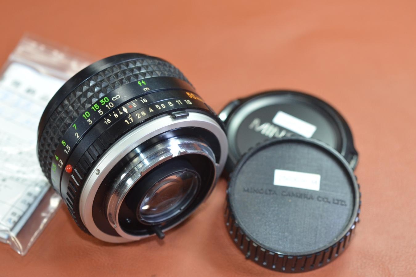 【B級特価品】 MINOLTA MC ROKKOR-PF 50mm F1.7【整備済】