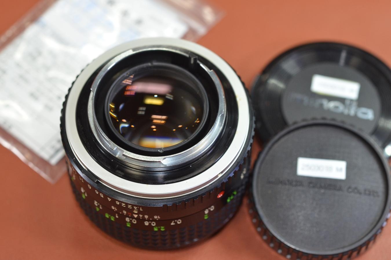 【B級特価品】 MINOLTA MC ROKKOR-PG 50mm F1.4【整備済】