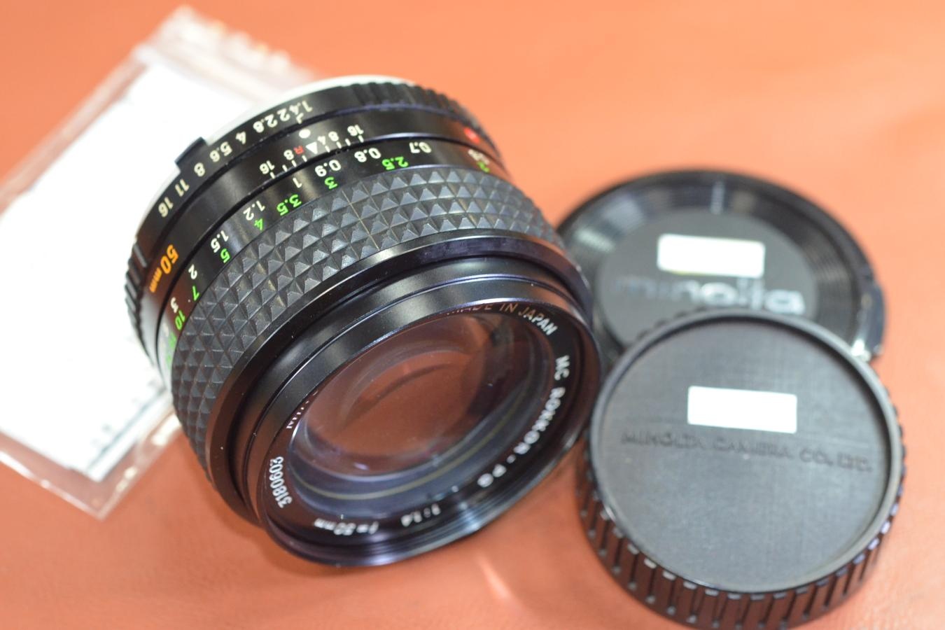 【B級特価品】 MINOLTA MC ROKKOR-PG 50mm F1.4【整備済】