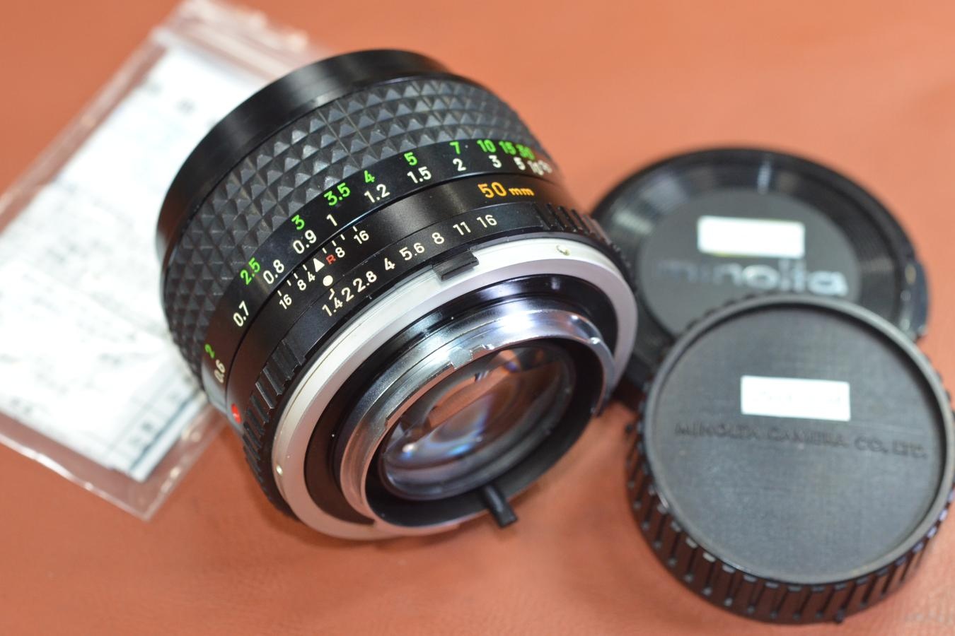 【B級特価品】 MINOLTA MC ROKKOR-PG 50mm F1.4【整備済】