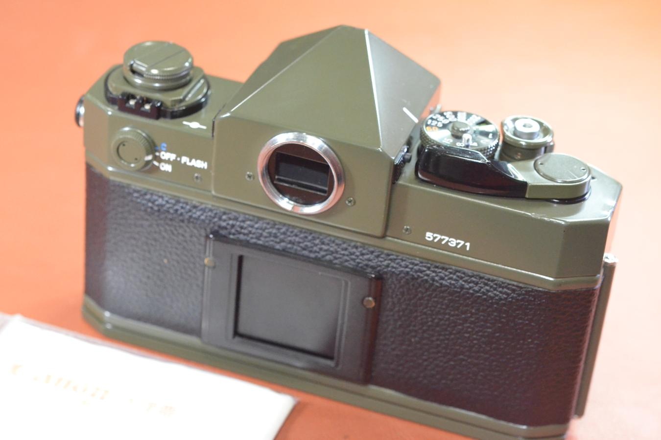 【コレクション向け】Canon F-1 OLIVE DRAB 整備済【限定3000台】