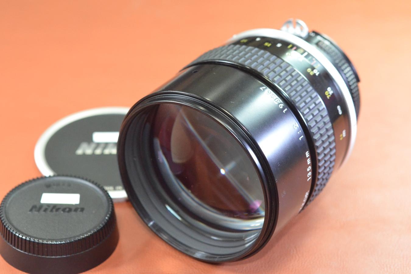 Ai NIKKOR 135mm F2 【キレイな物をお探しの方必見!!自信ありの逸品!!】