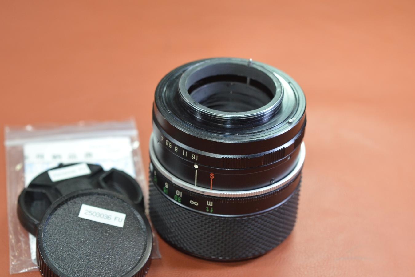 【希 少】 EBC FUJINON.SF 85mm F4 整備済【M42マウントレンズ】