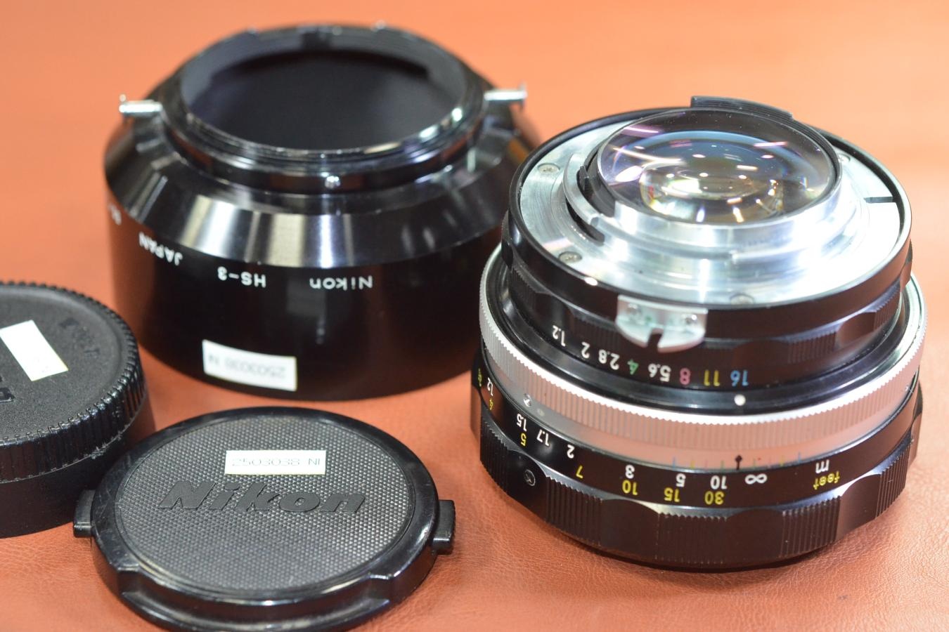 NIKKOR-S・C Auto 55mm F1.2【純正メタルフードHS-3付】