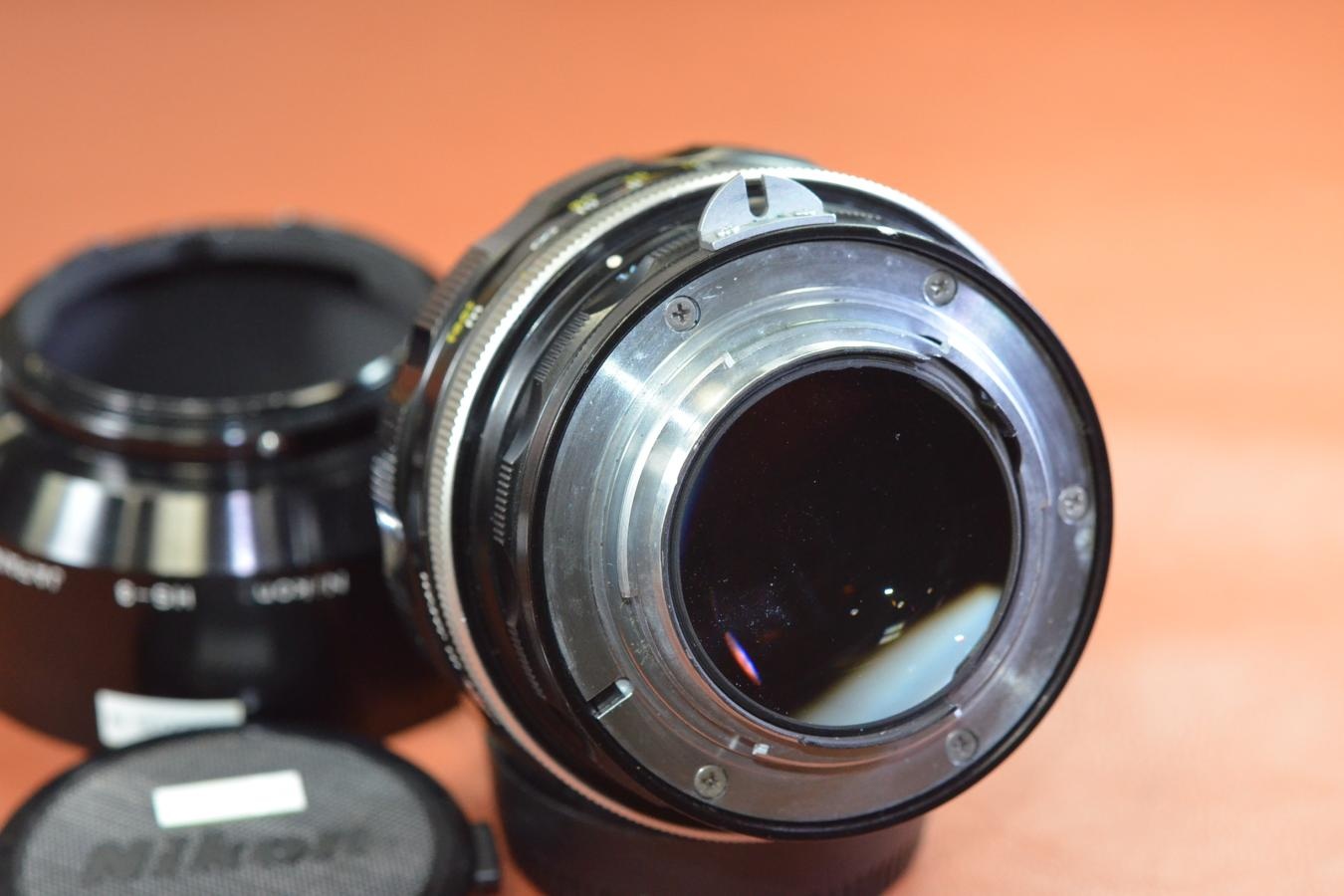NIKKOR-S・C Auto 55mm F1.2【純正メタルフードHS-3付】