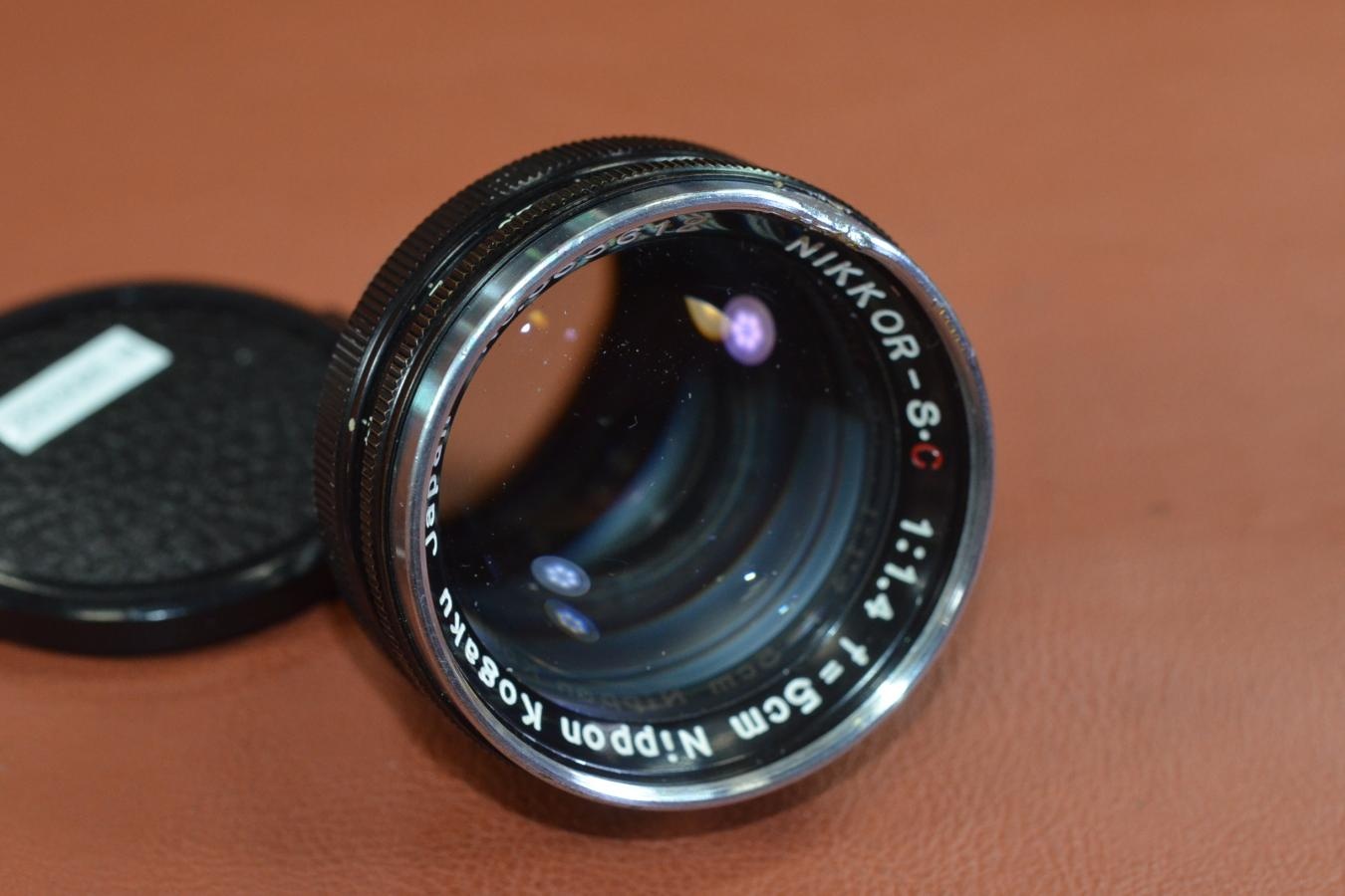 【B級特価品】 Nippon Kogaku NIKKOR-S・C 5cm F1.4 【Nikon Sマウントレンズ】