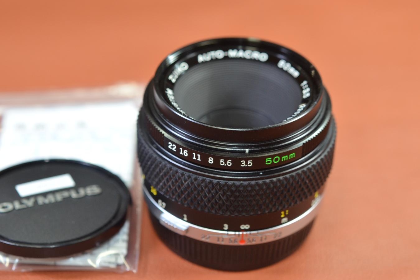 OLYMPUS ZUIKO MC AUTO-MACRO 50mm F3.5 整備済【カメラ女子に絶大な人気のオールドレンズ】