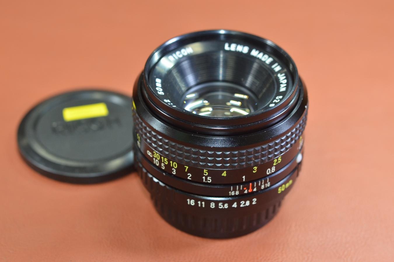 【希 少】RICOH XR RIKENON 50mm F2 前期型【富岡光学製 最短撮影距離45cm 通称:和製ズミクロン】