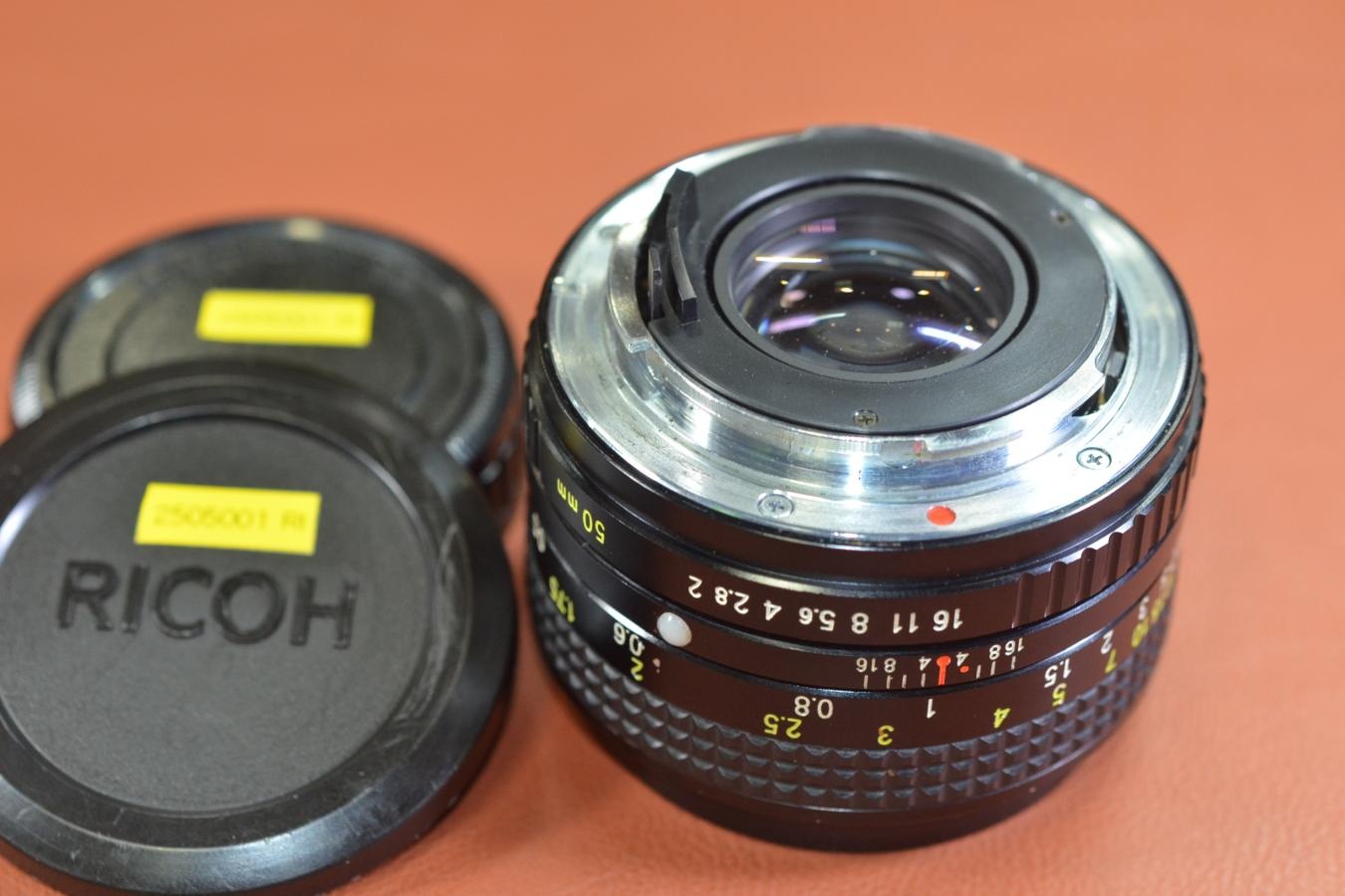 【希 少】RICOH XR RIKENON 50mm F2 前期型【富岡光学製 最短撮影距離45cm 通称:和製ズミクロン】