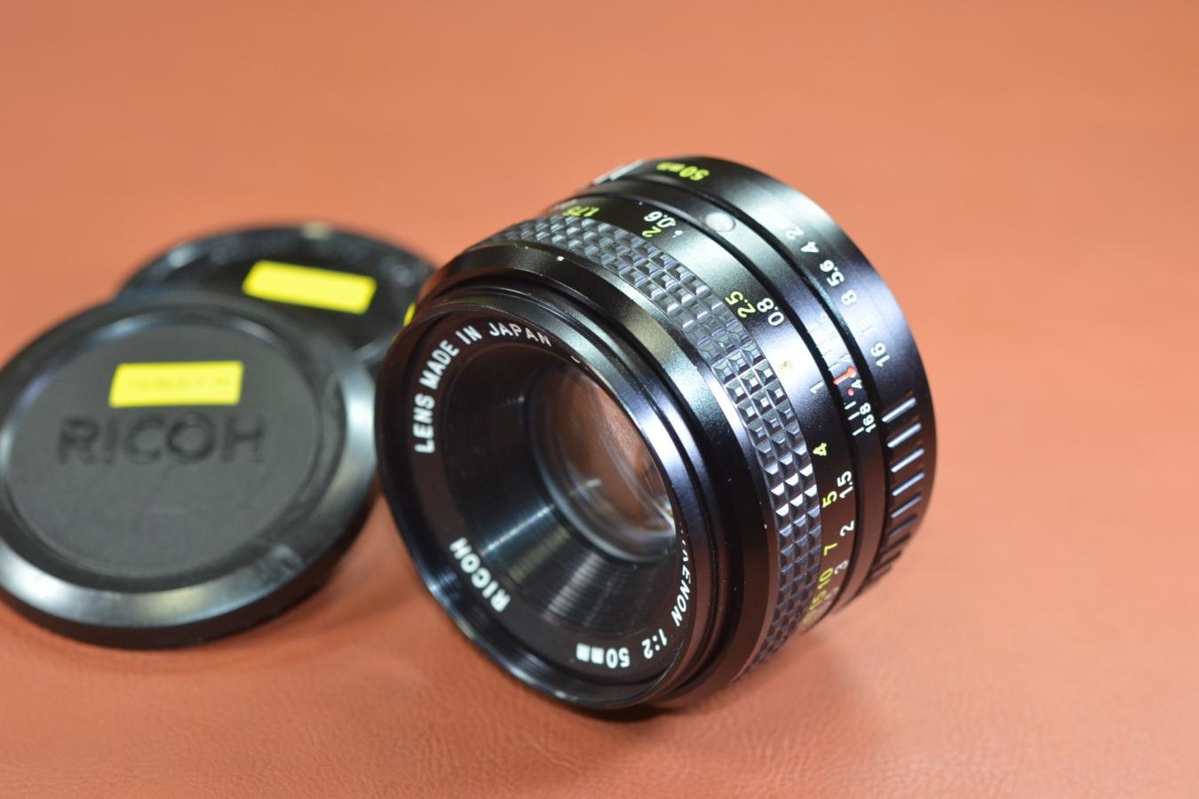 【希 少】RICOH XR RIKENON 50mm F2 前期型【富岡光学製 最短撮影距離45cm 通称:和製ズミクロン】