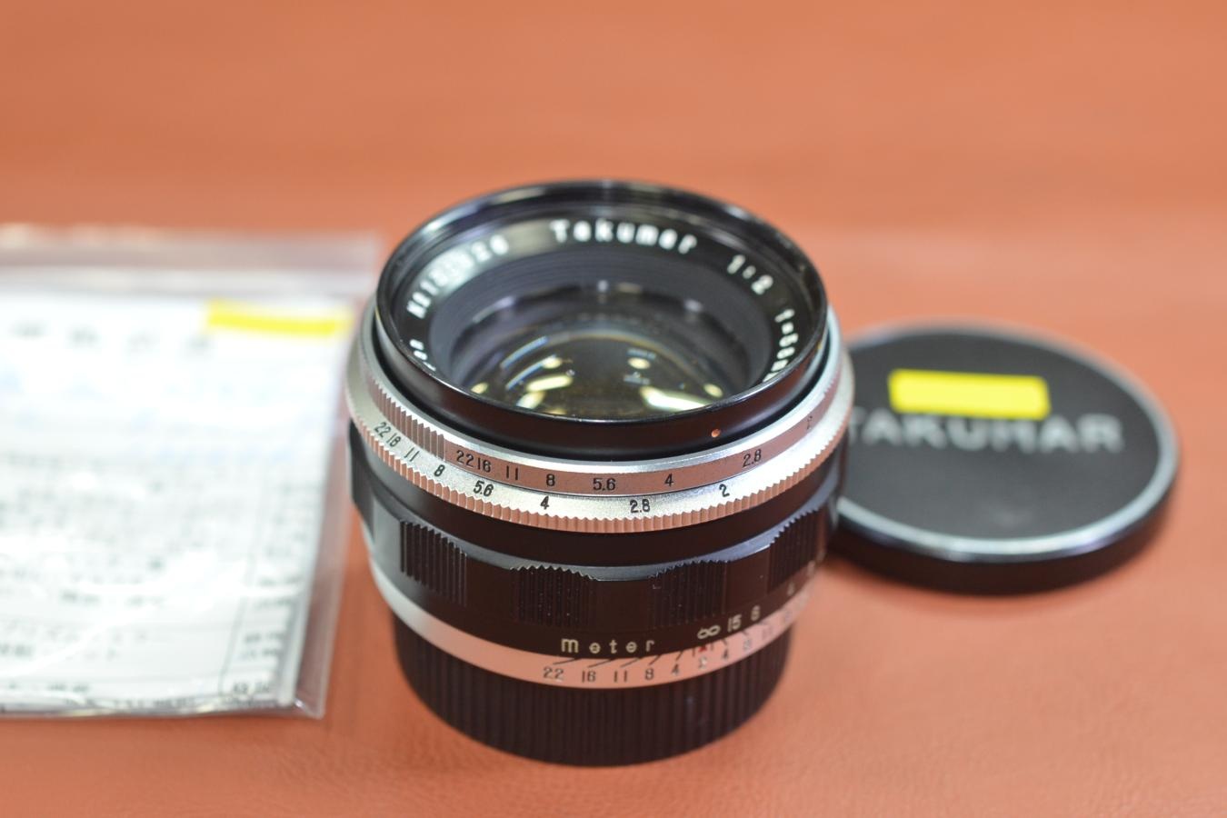 【希 少】Asahi Opt.Co,.Takumar 58mm F2 整備済  【M42マウントレンズ】