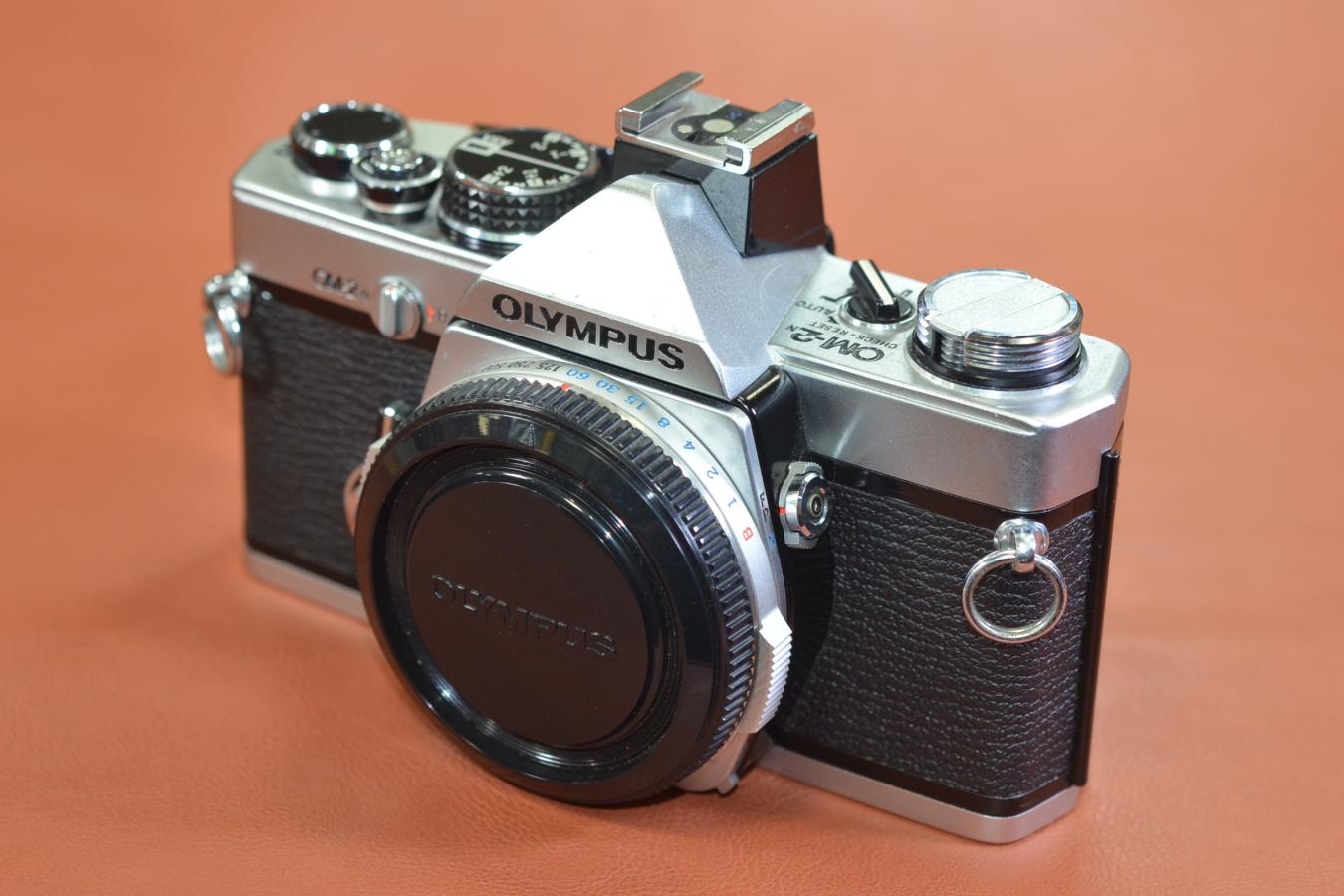 OLYMPUS OM-2N Silver モルト交換済【純正アクセサリーシュー4型付】