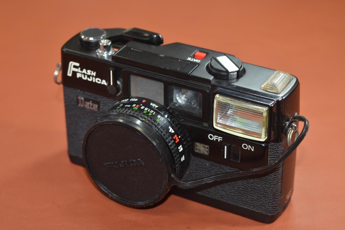 FLASH FUJICA Date モルト交換済 【FUJINON 38/2.8 レンズ搭載】