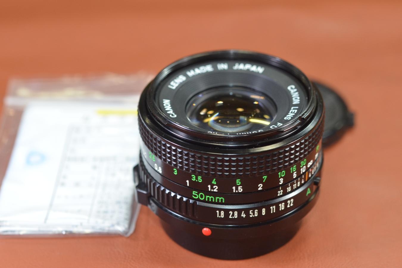 Canon NEW FD 50mm F1.8 整備済【カメラ女子に絶大な人気のオールドレンズ】