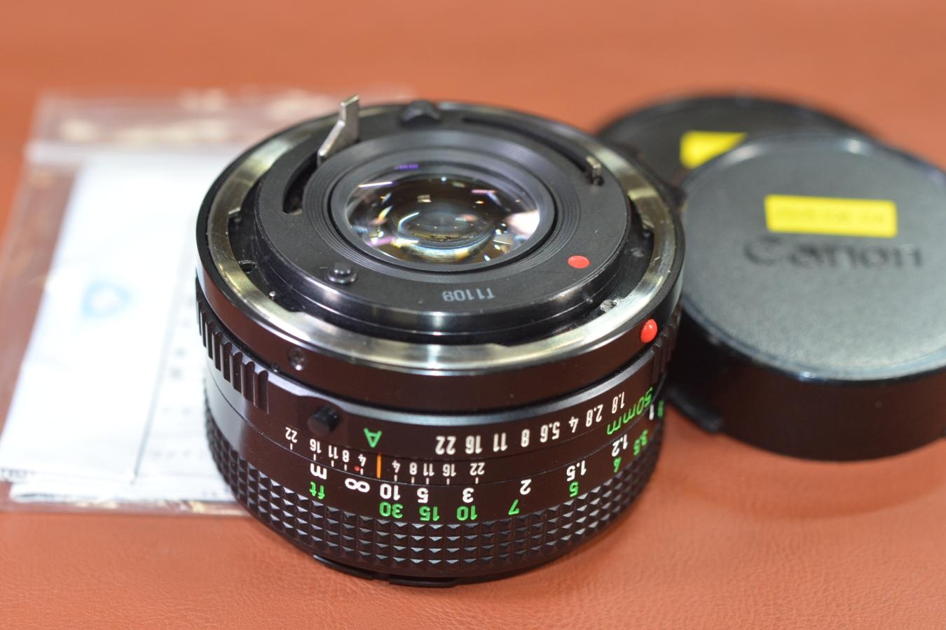 Canon NEW FD 50mm F1.8 整備済【カメラ女子に絶大な人気のオールドレンズ】