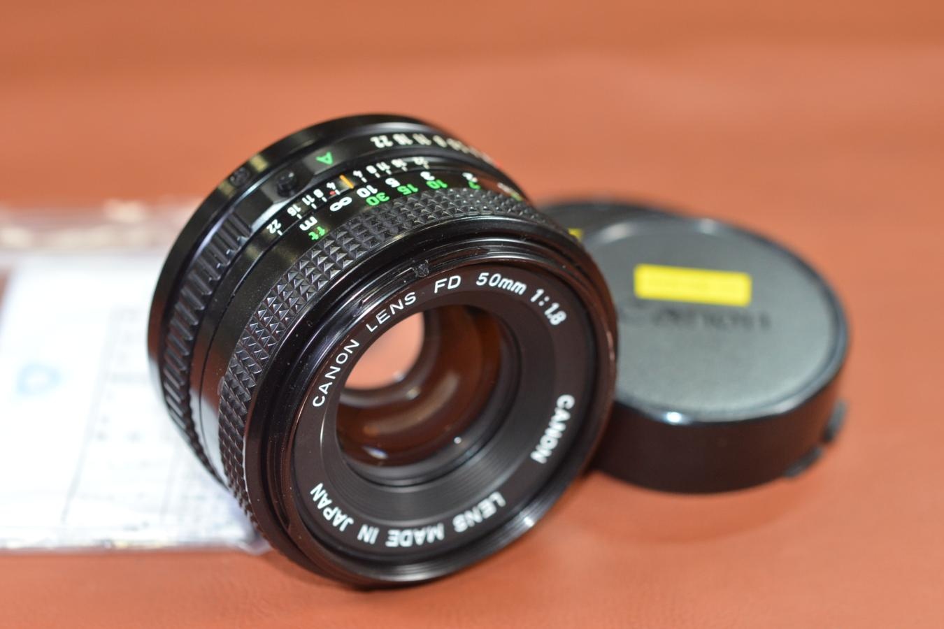 Canon NEW FD 50mm F1.8 整備済【カメラ女子に絶大な人気のオールドレンズ】